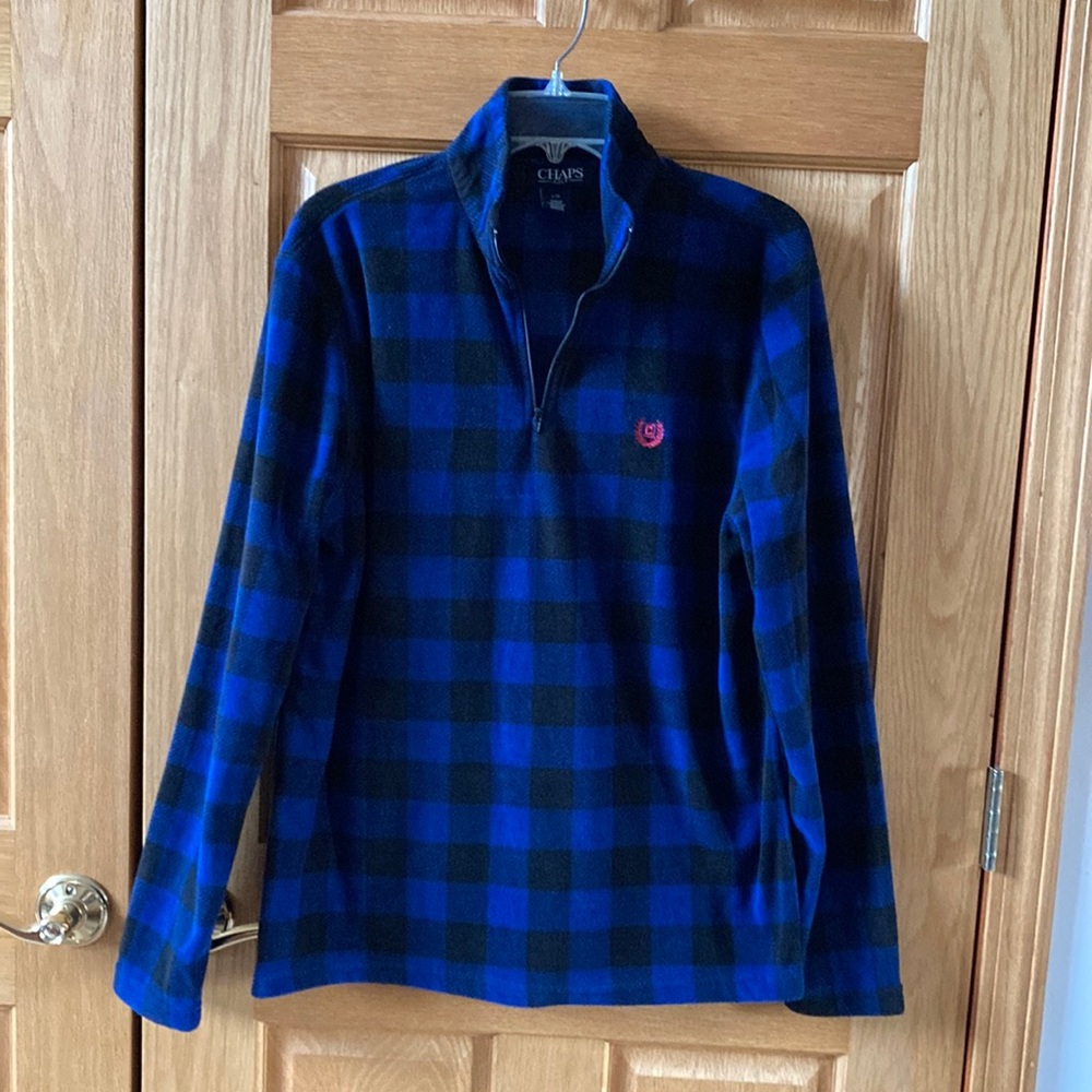 Chaps Men's 1/4 Zip Fleece Pullover size L